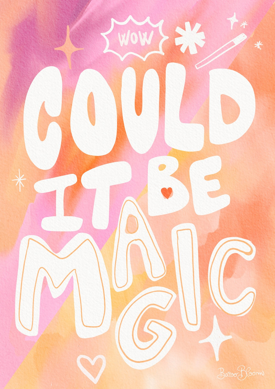 Magic Peach - Print only