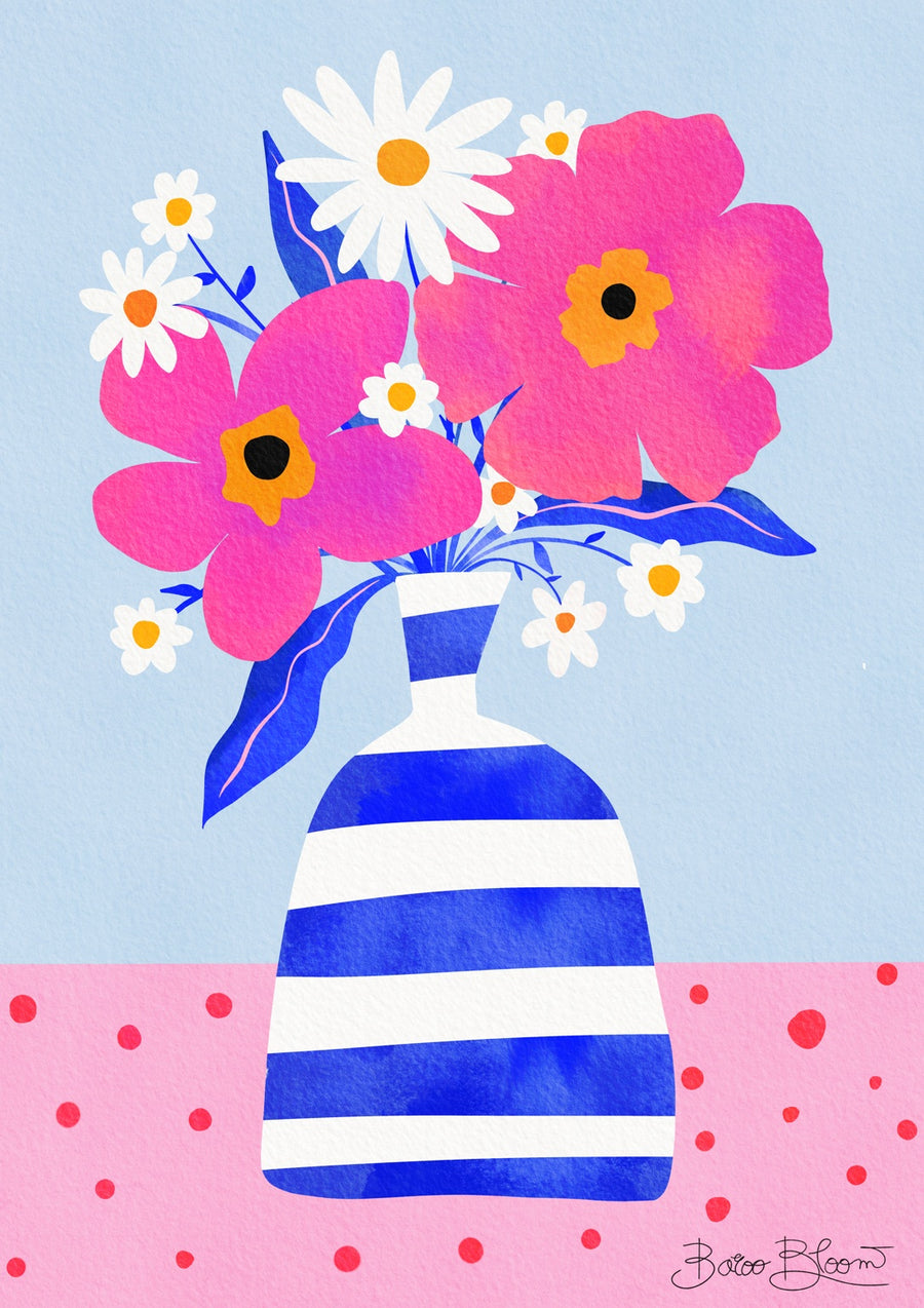 Flower Vase - Print only