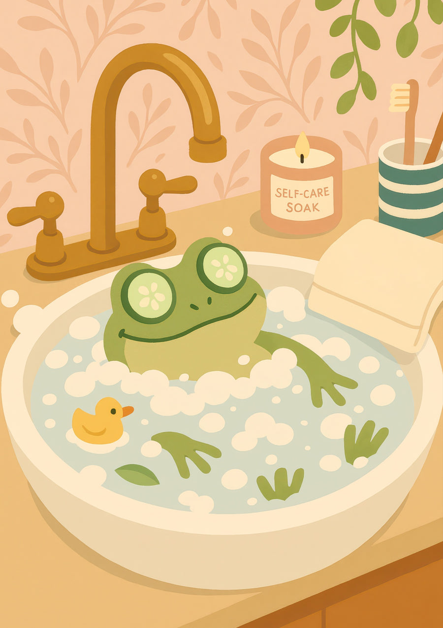 Bain de grenouille - Print only