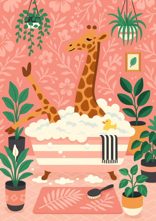 Giraffe Bath