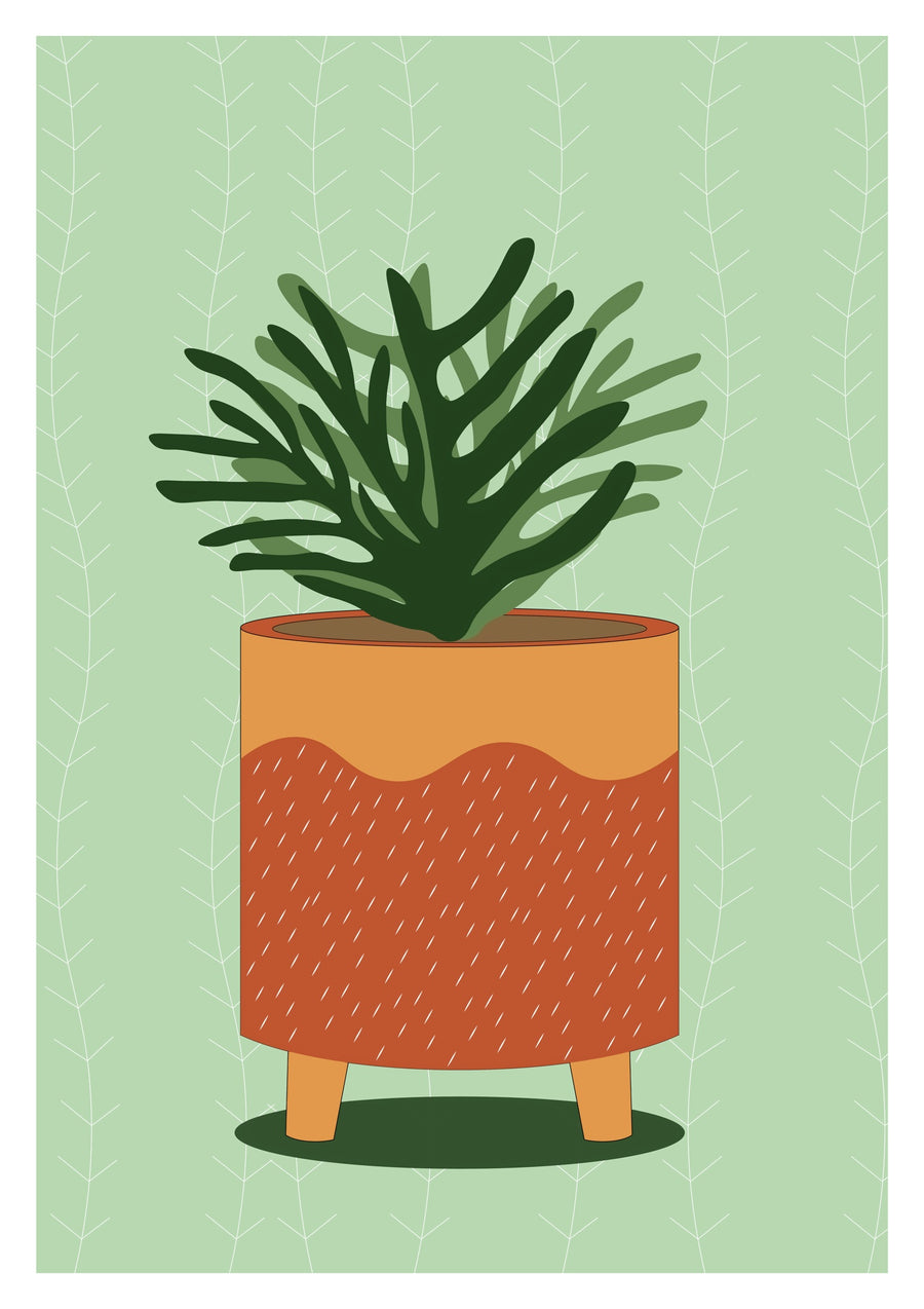Kleine Topfpflanze - Print only