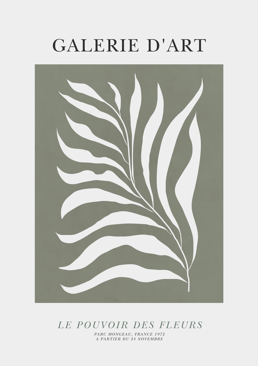 Bladvormige silhouet - Print only