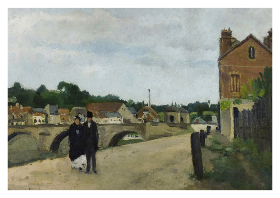 Le Chemin l'Écluse et le Pont de Pontoise - Print only