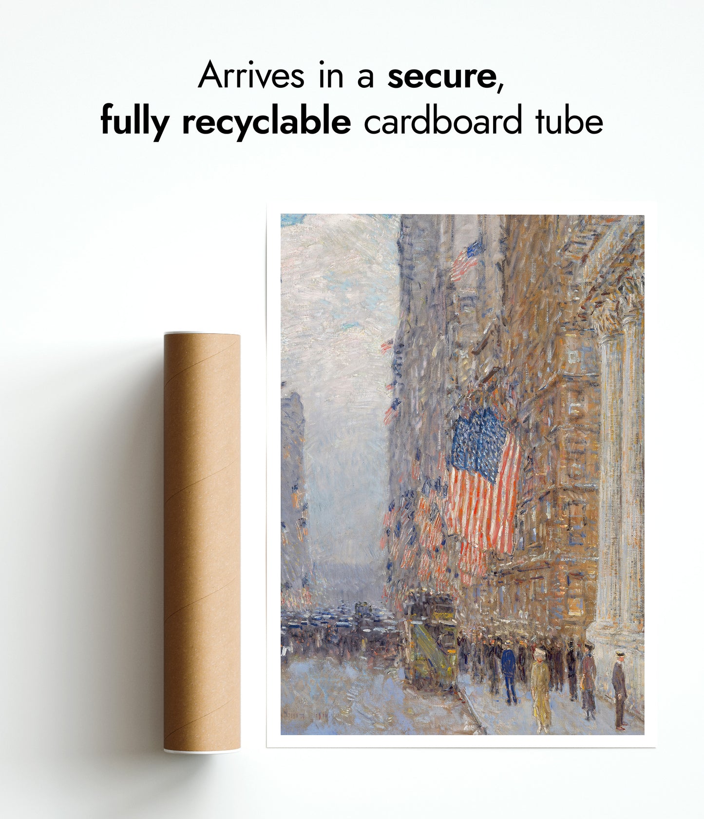 Vlaggen op de Waldorf