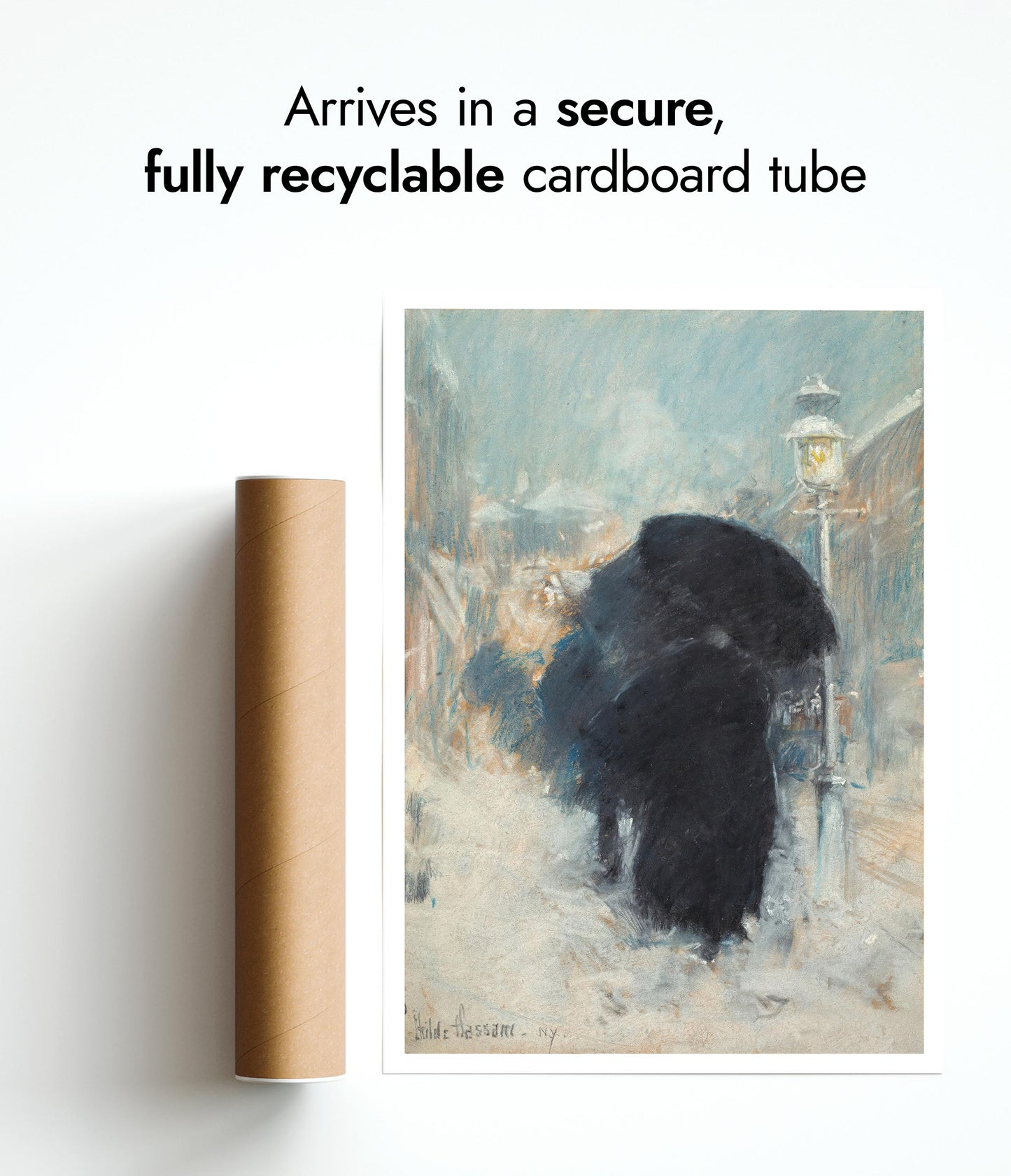 Une tempête de neige à New York