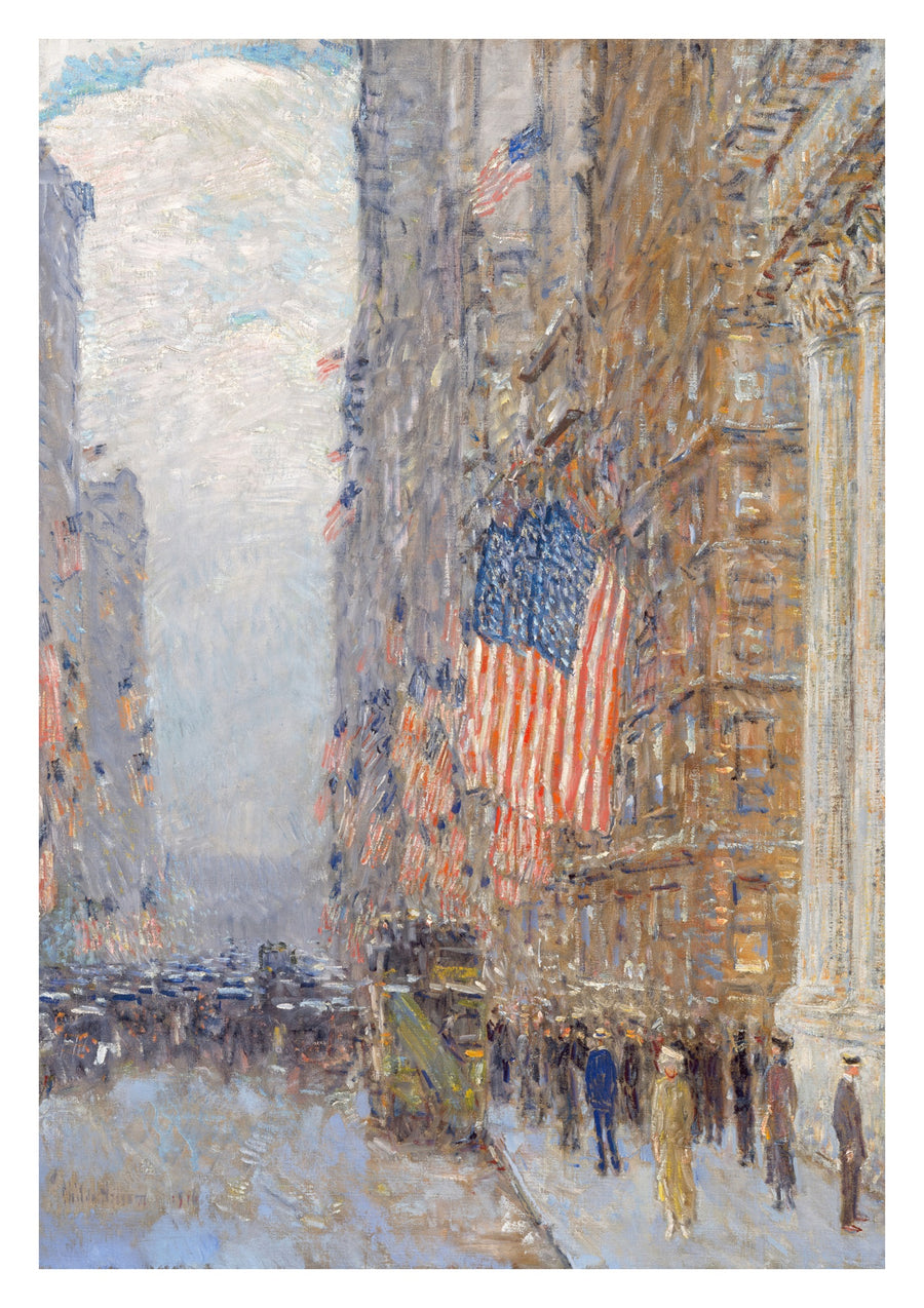 Drapeaux sur le Waldorf - Print only