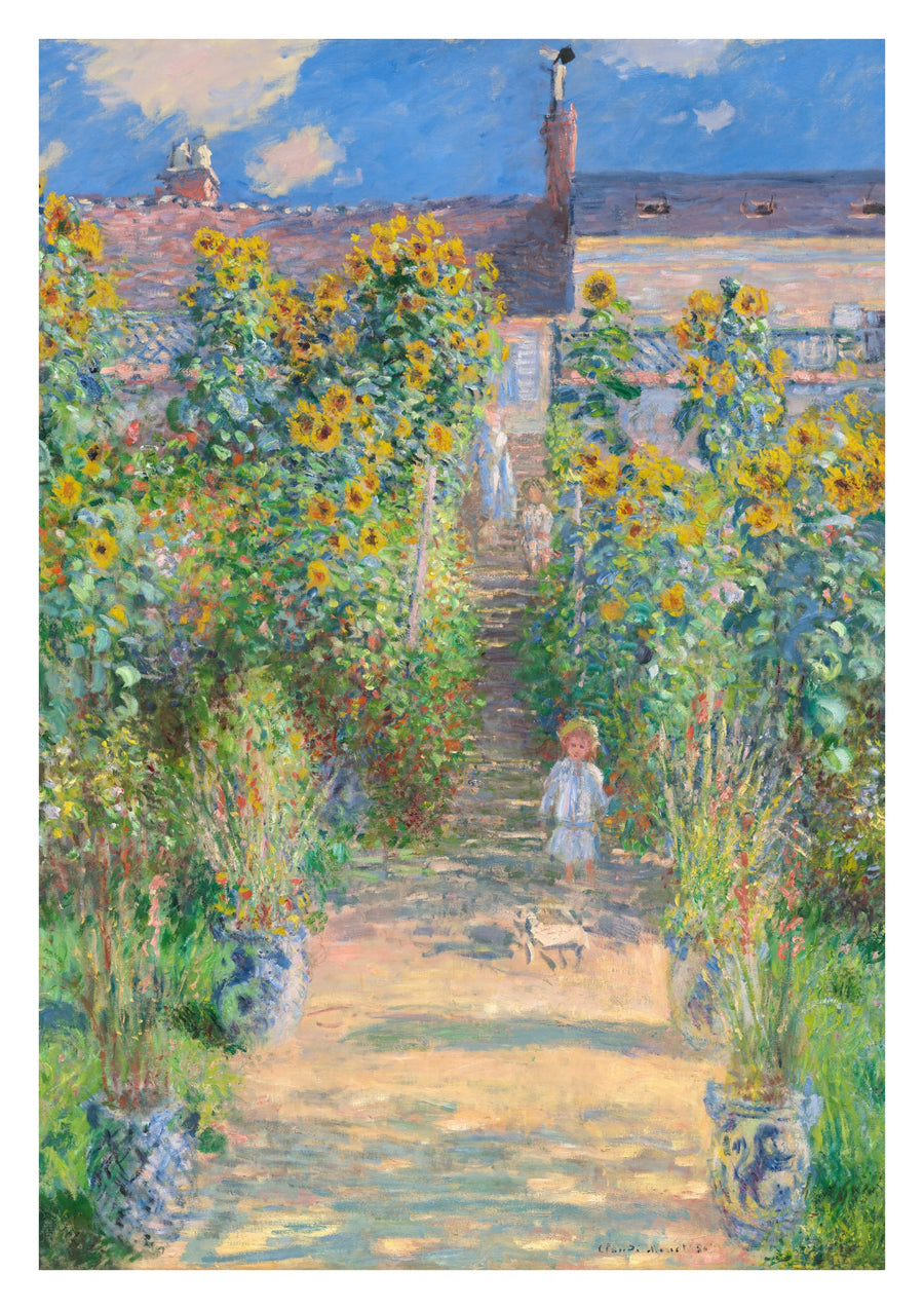 De tuin van de kunstenaar in Vétheuil - Print only