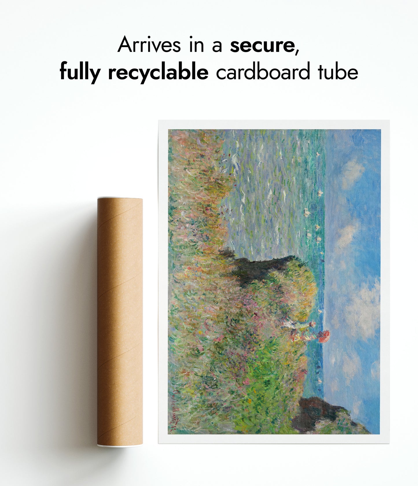 Promenade sur la falaise à Pourville