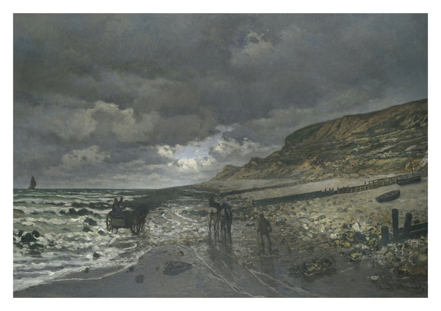 Die Pointe de la Hève bei Ebbe - Print only