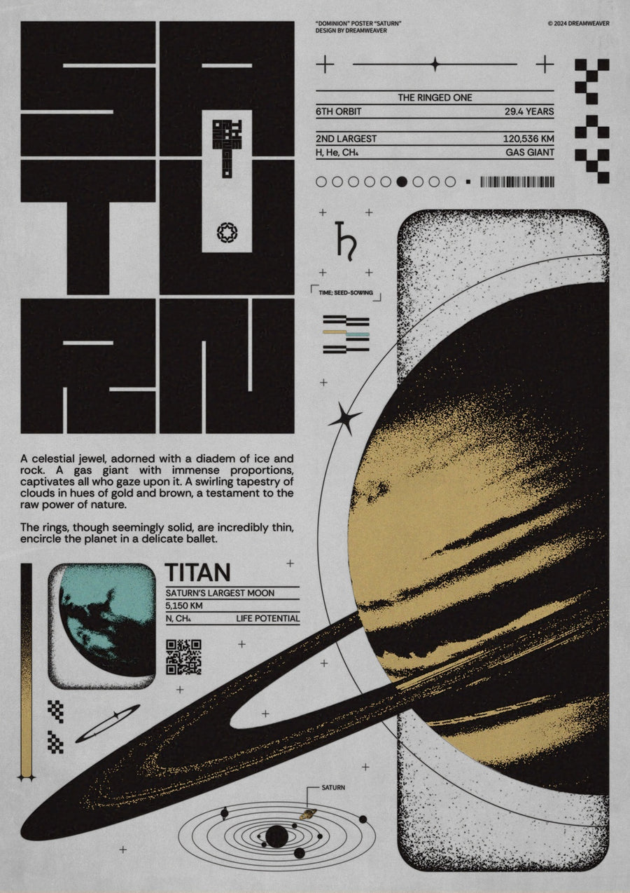 Saturn - Print only
