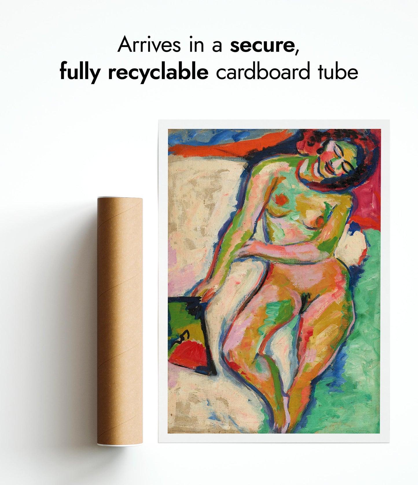 Reclining Nude with Fan