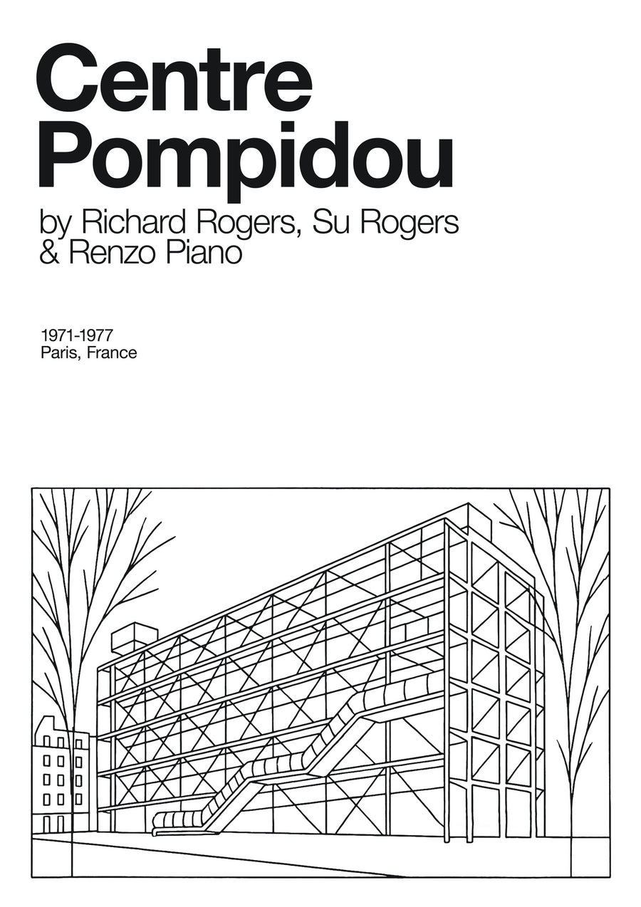 Centre Pompidou - Print only