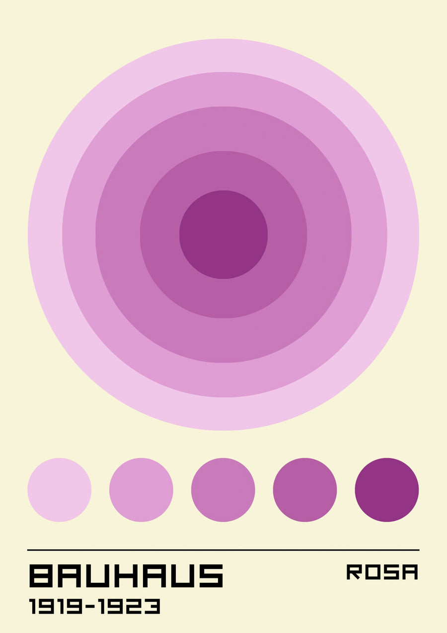 Rosa Kreise - Print only