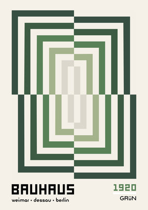 Illusion Rectangulaire, en Vert