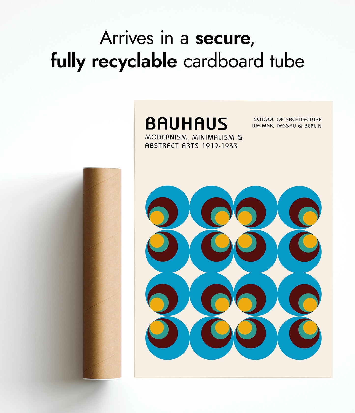 Blue & Green Concentric Circles