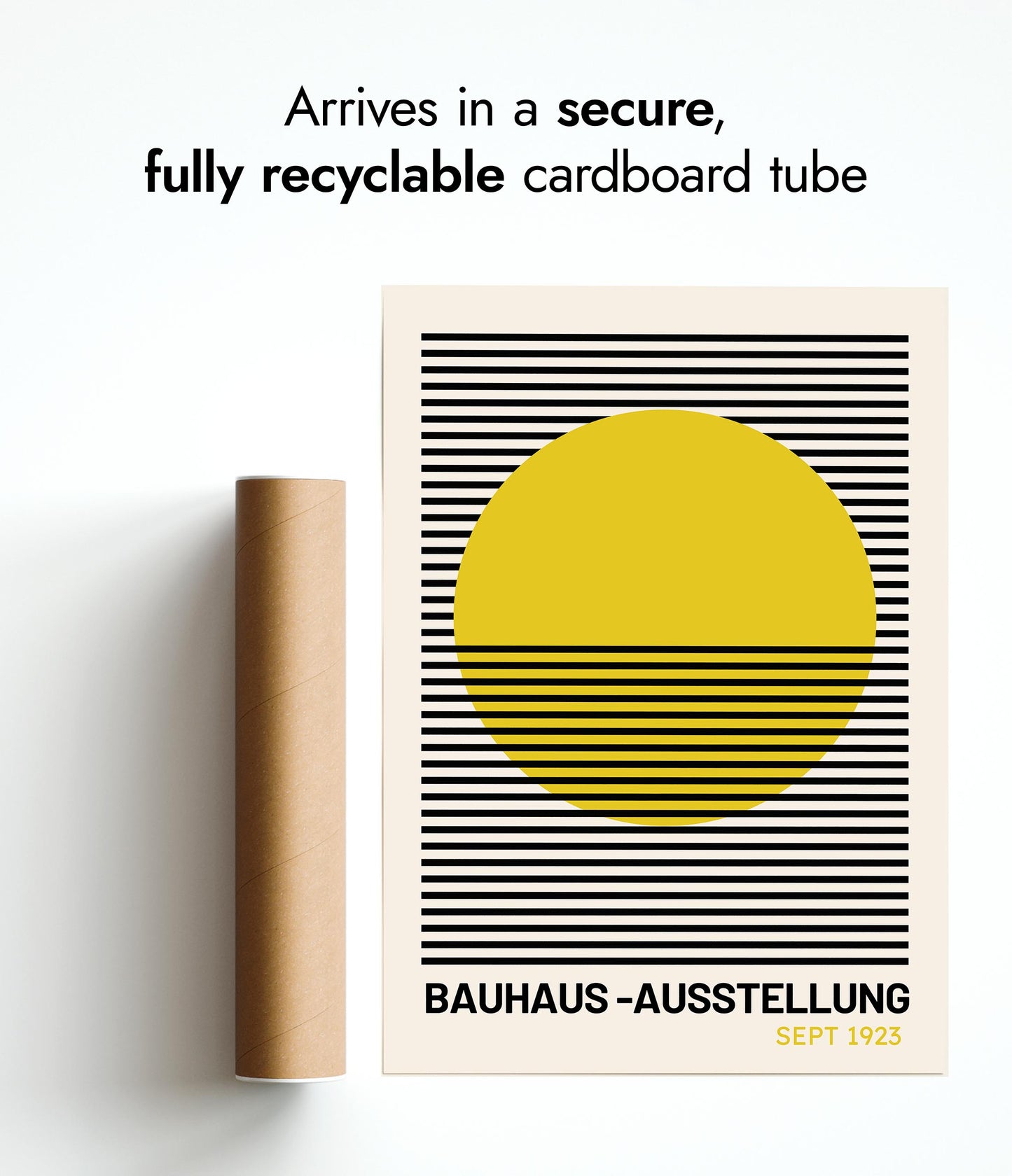 Yellow Sun Behind the Horizon