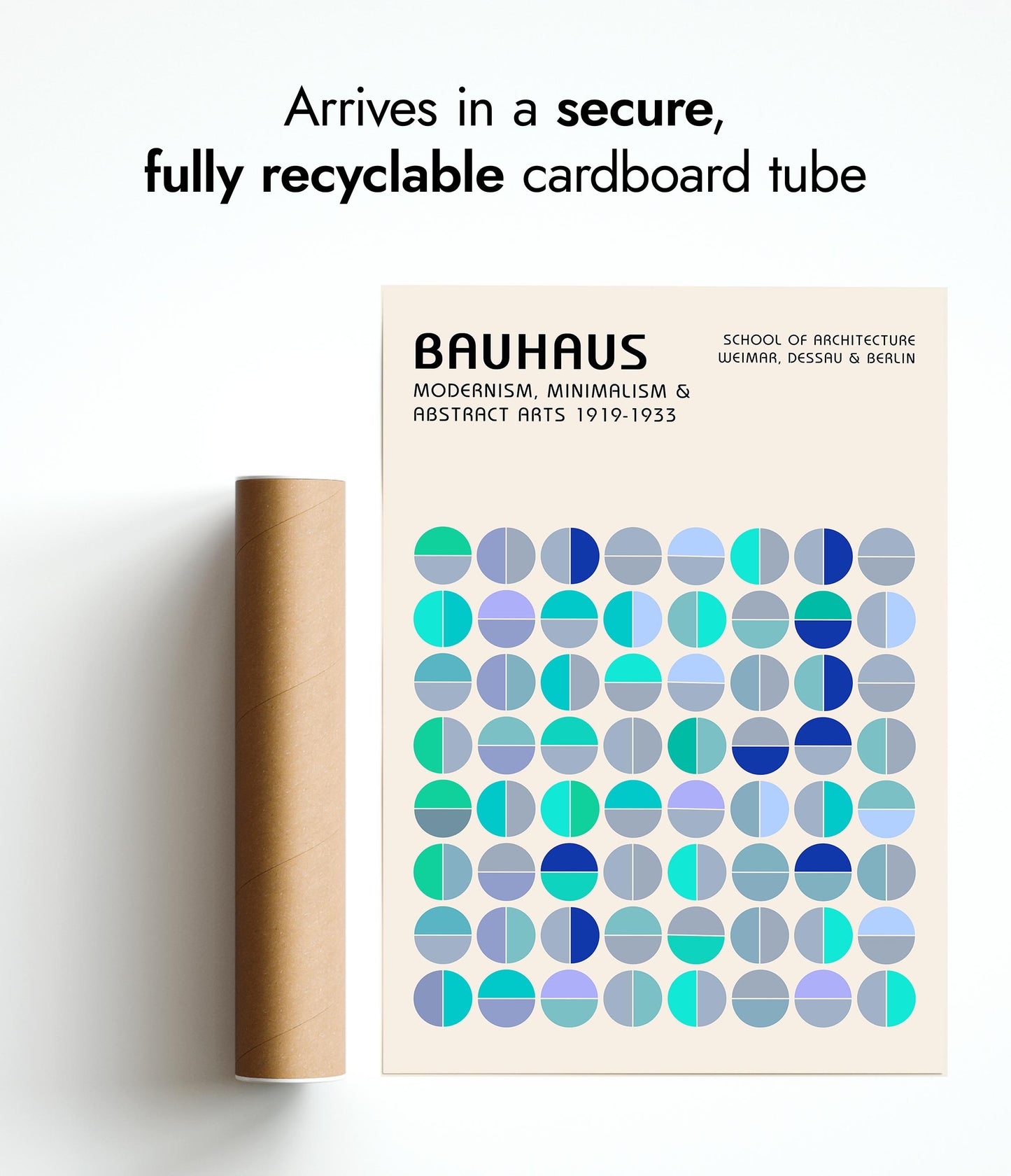 Blauwe & Turquoise Cirkels