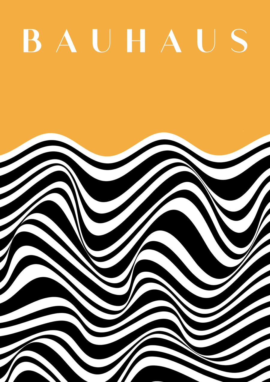 Oranje wervelingen - Print only