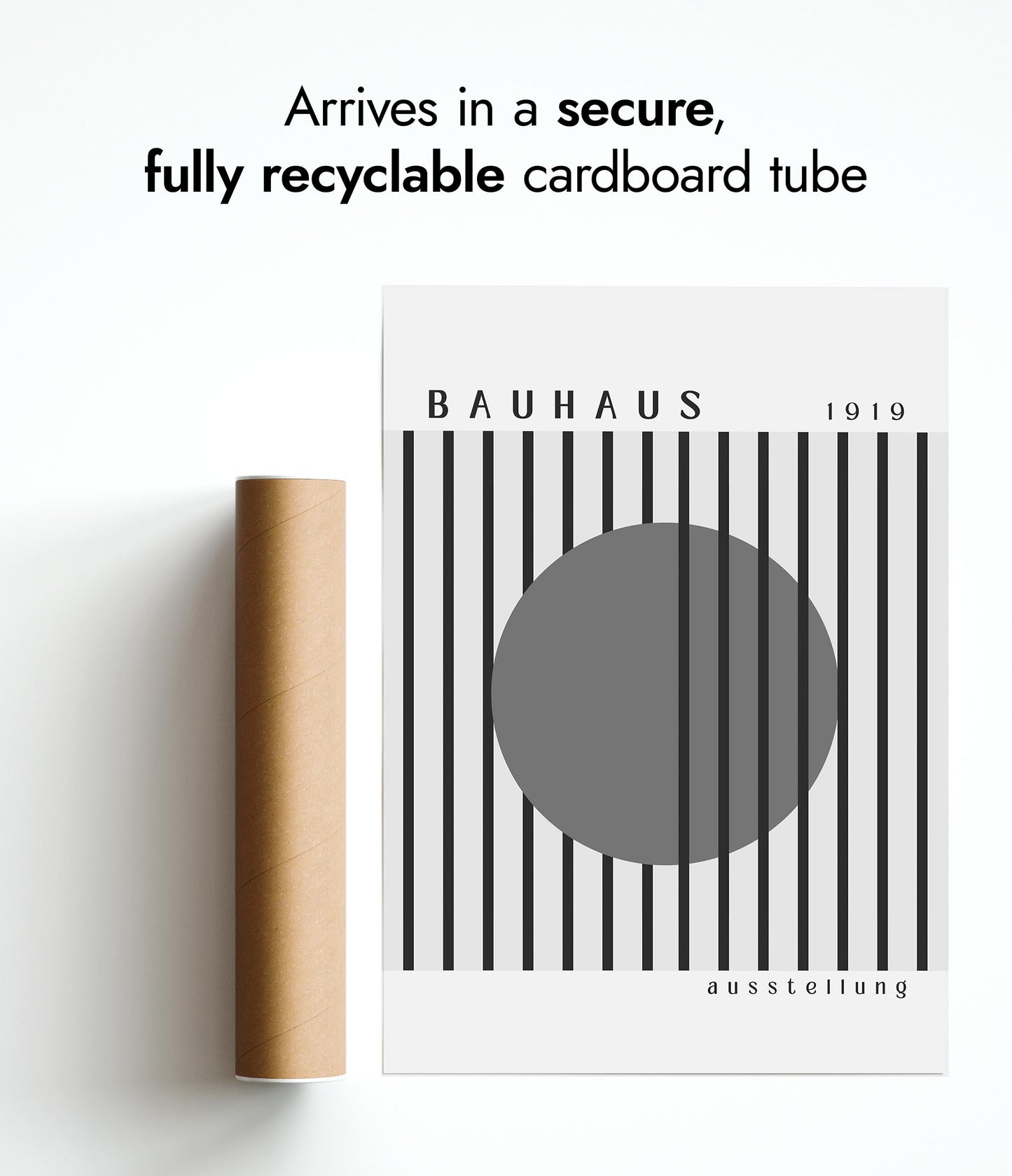 Grauer Kreis & Schwarze Streifen