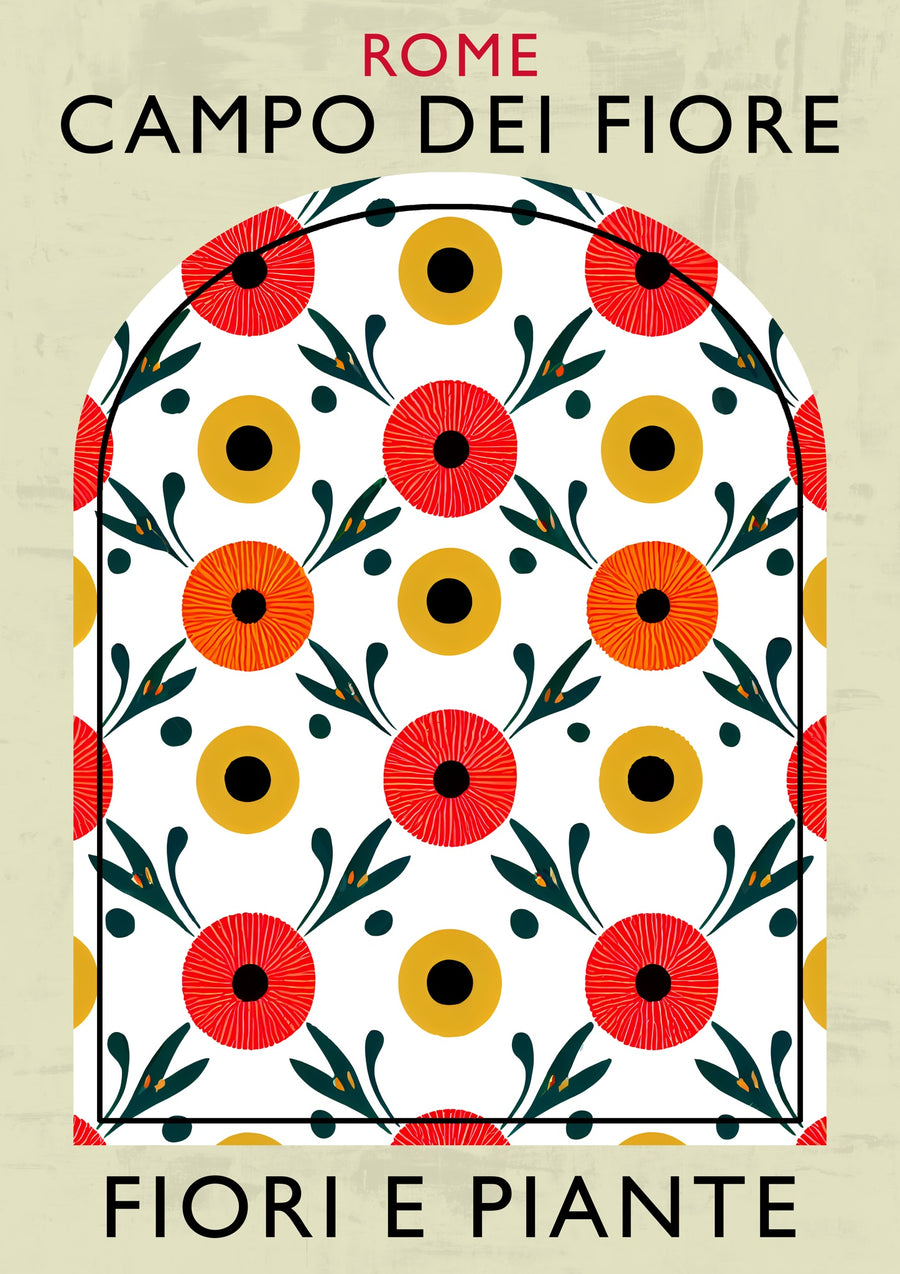 Rome, Campo Dei Fiore - Print only