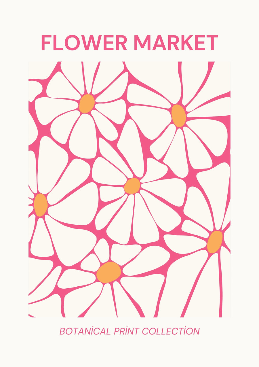 Pink Daisies - Print only