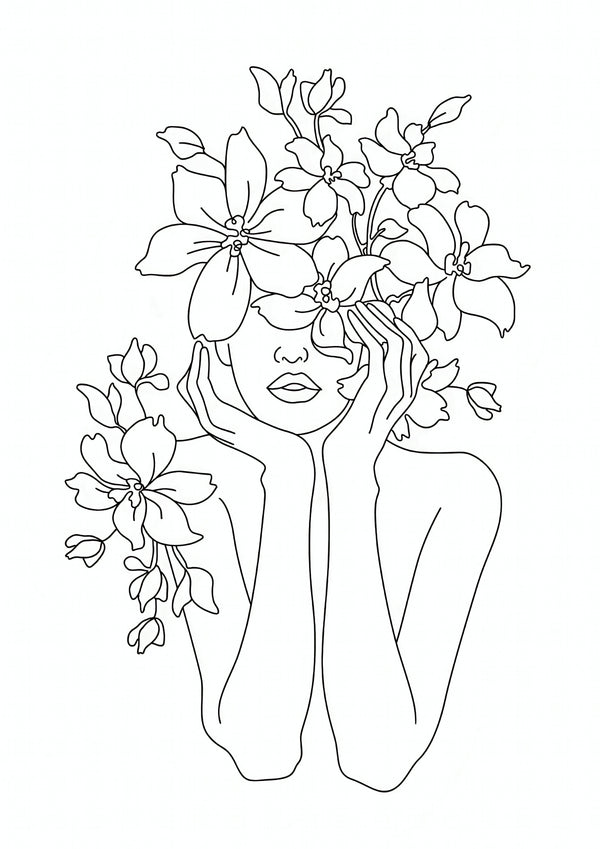 Tête de fleurs