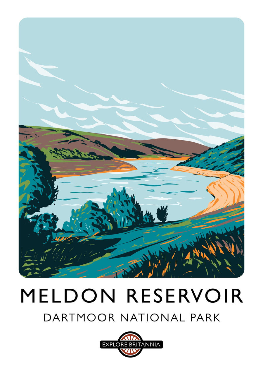 Meldon Reservoir, Dartmoor Nationaal Park - Print only