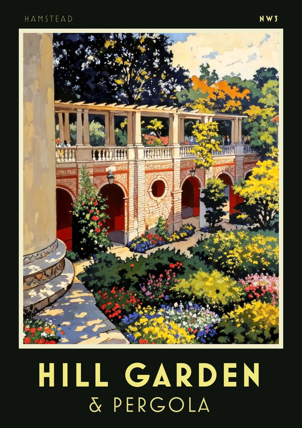 Jardin de la colline et Pergola, Hampstead