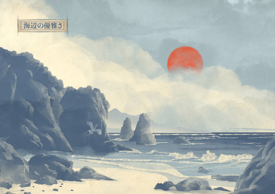 Elegance by the Shore - Print only