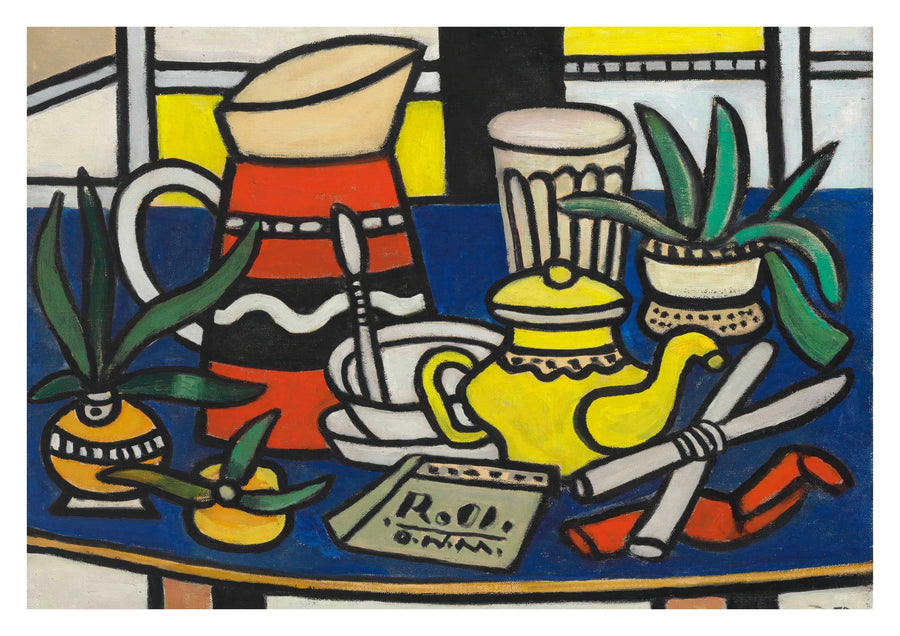 Still Life with Blue Carpet - Print only