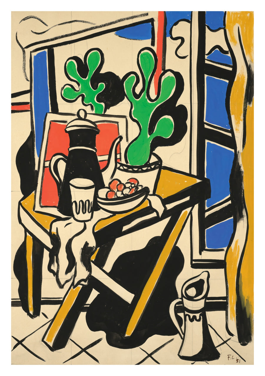 Nature morte dans la cuisine - Print only