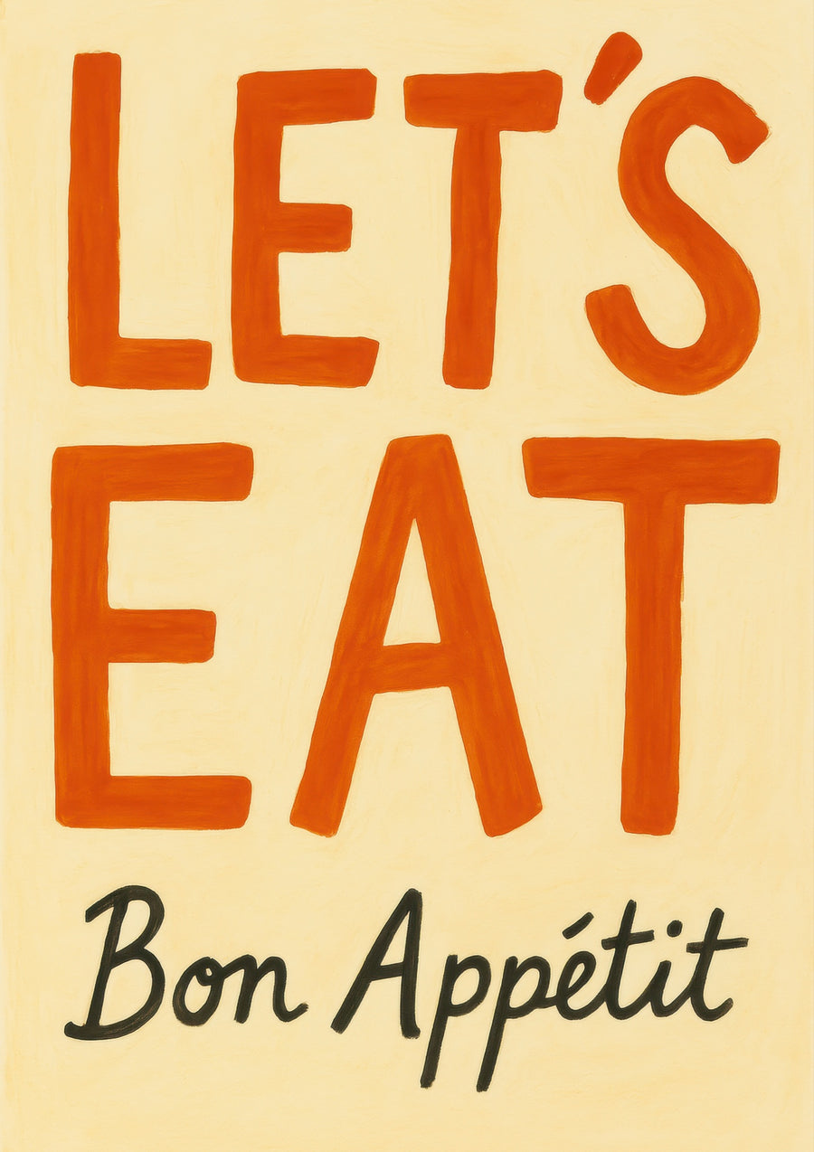 Laten we eten - Print only