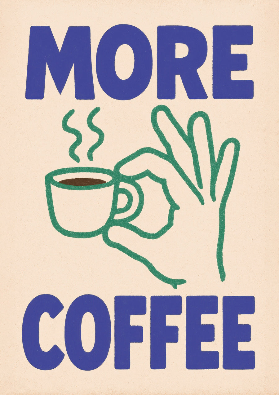 Meer koffie - Print only