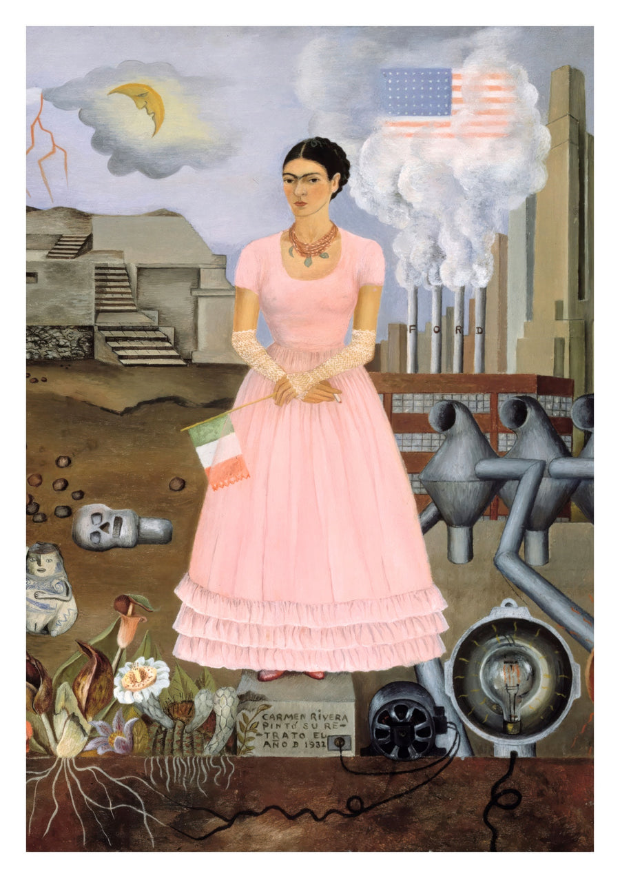 Self-Portrait on the Borderline Between Mexico and the United States - Print only