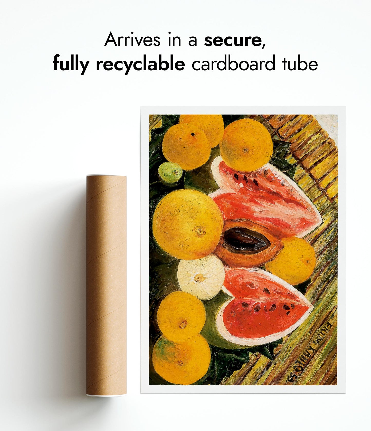 Stilleben med vattenmeloner