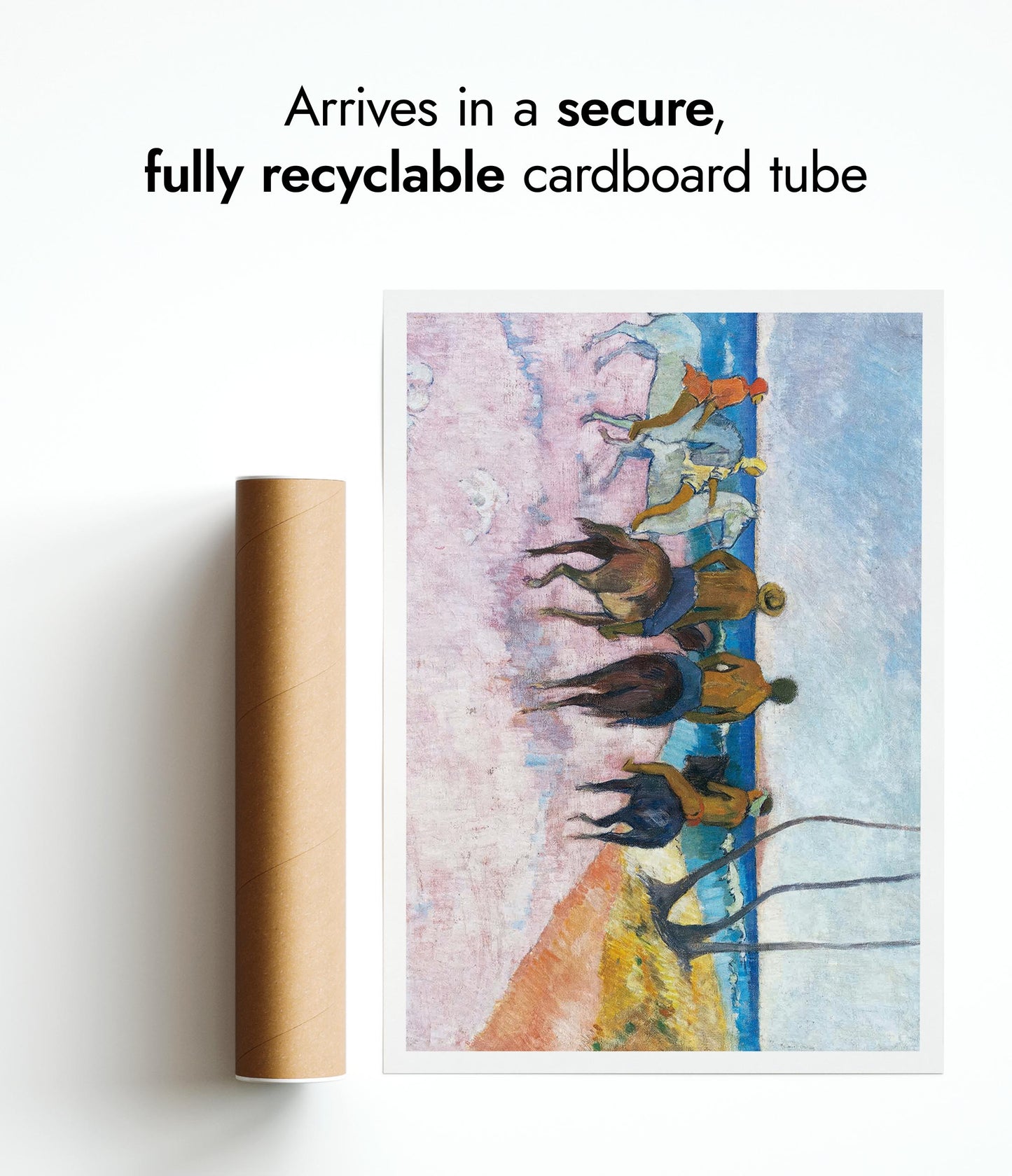 Ryttare på stranden