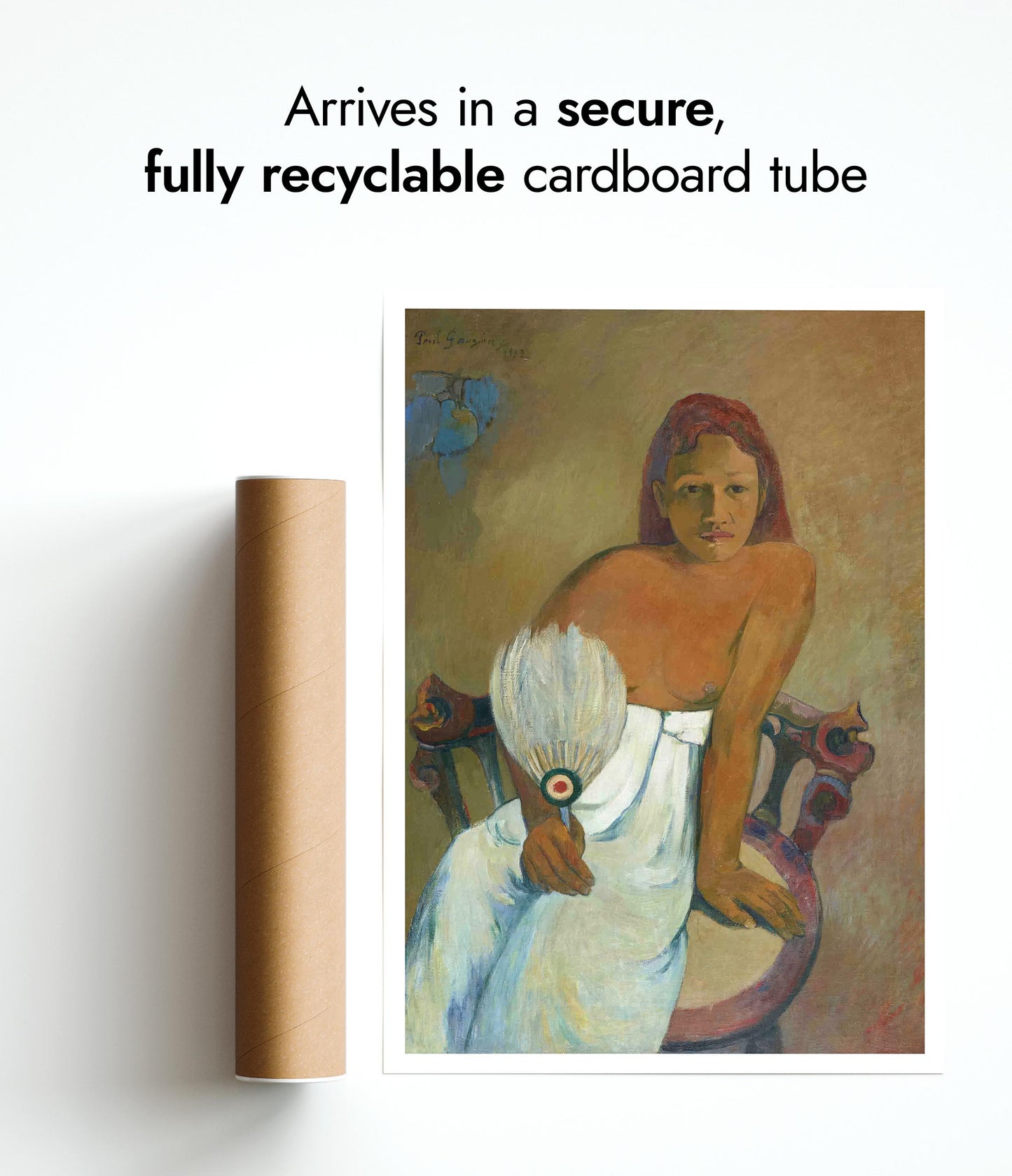 Het meisje met een waaier