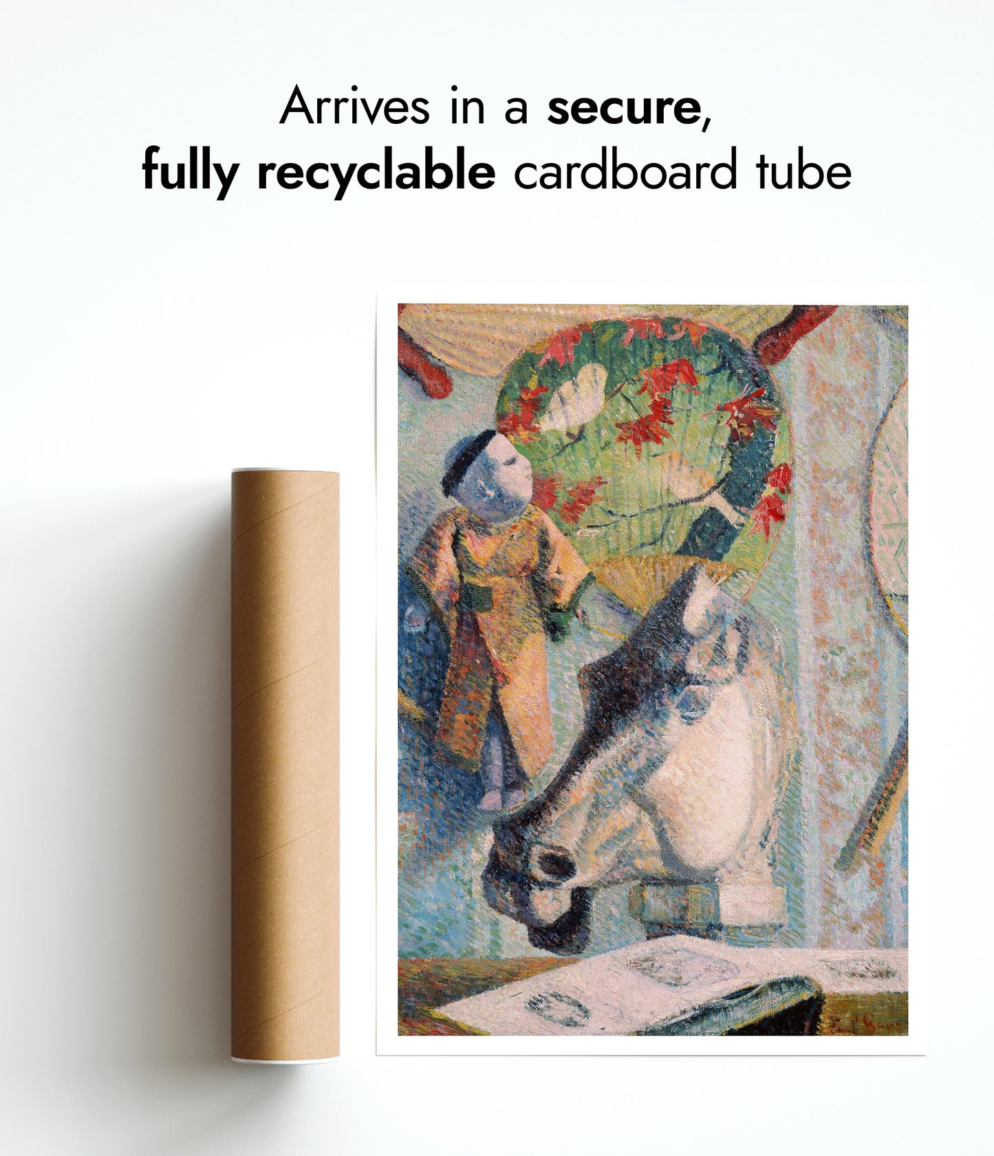 Nature morte avec tête de cheval