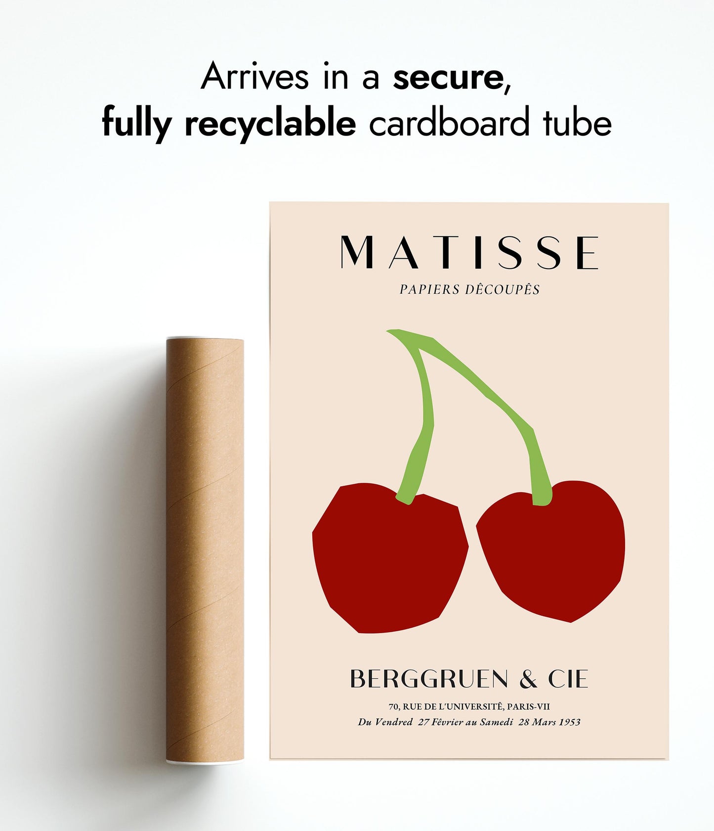 Körsbär, pappersklipp