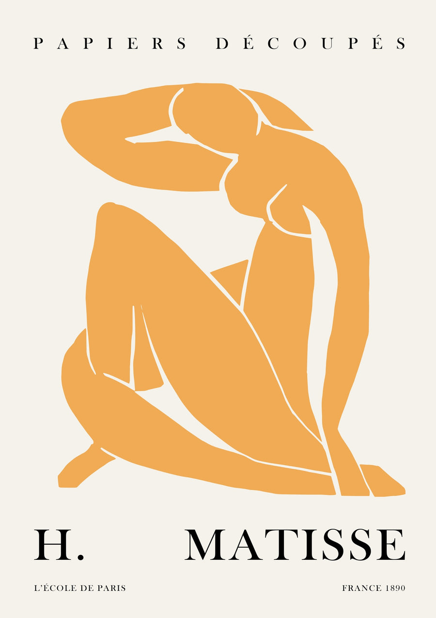 Orange Nude - Natural frame