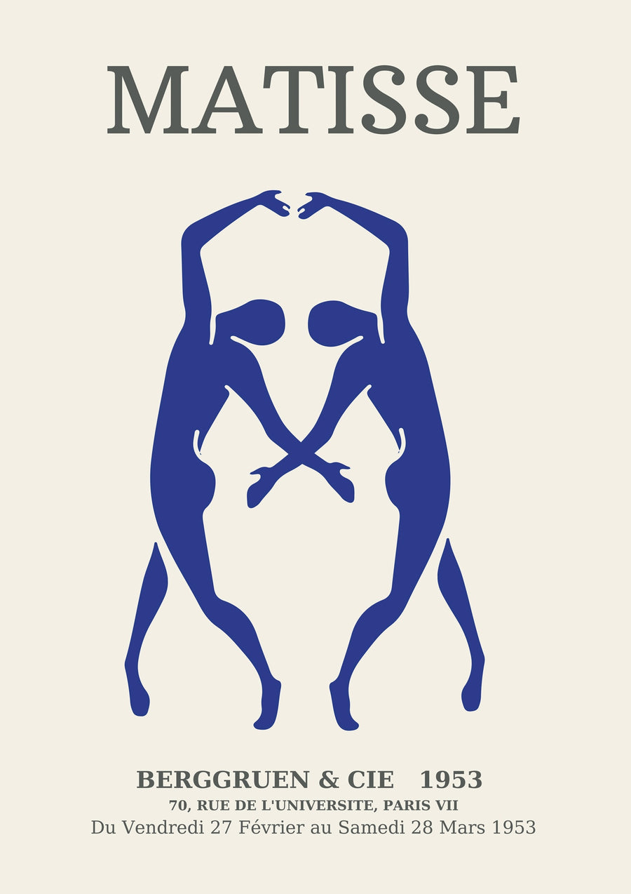 Blauer Körper Tanz - Print only