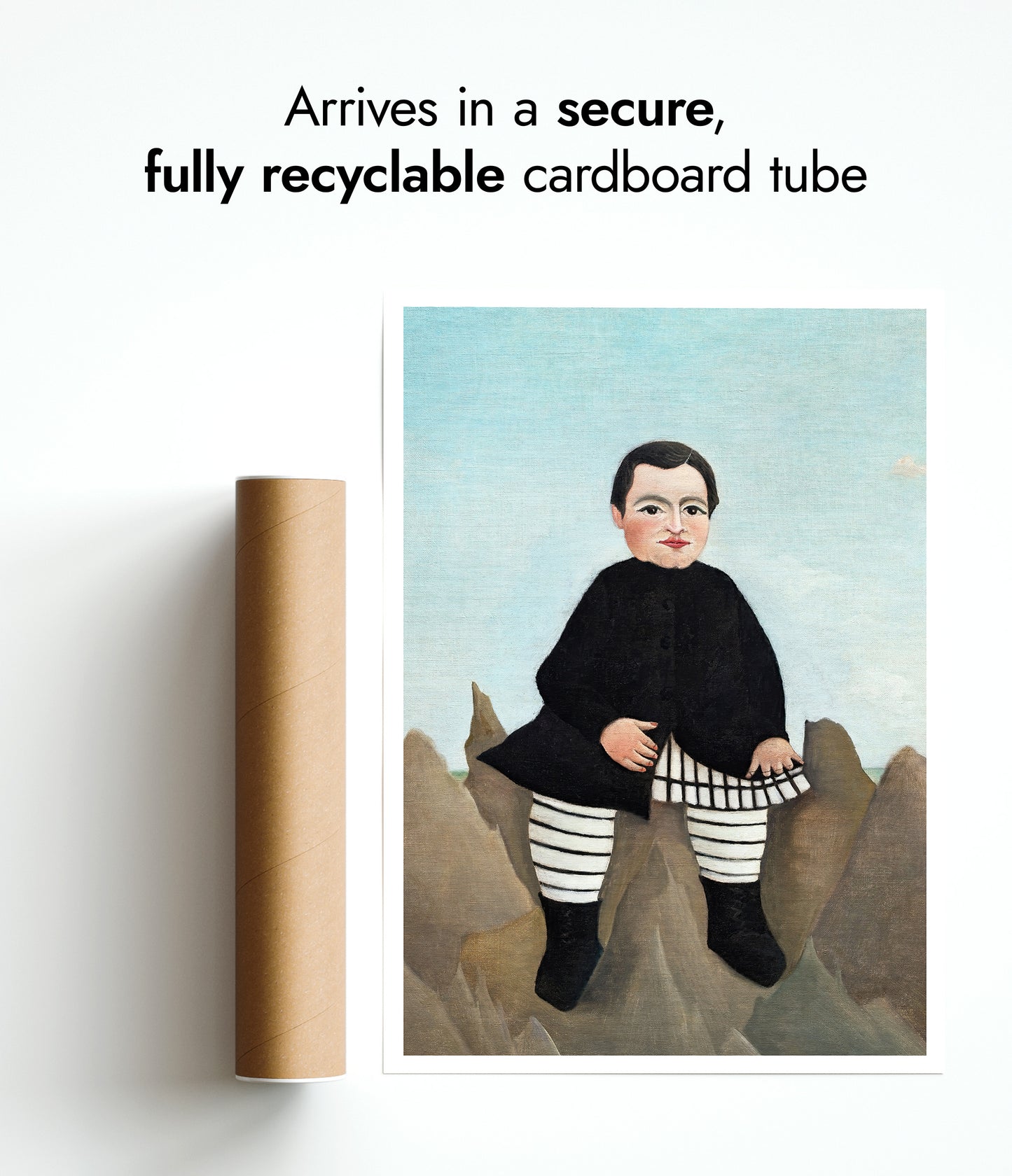 Pojken på klipporna