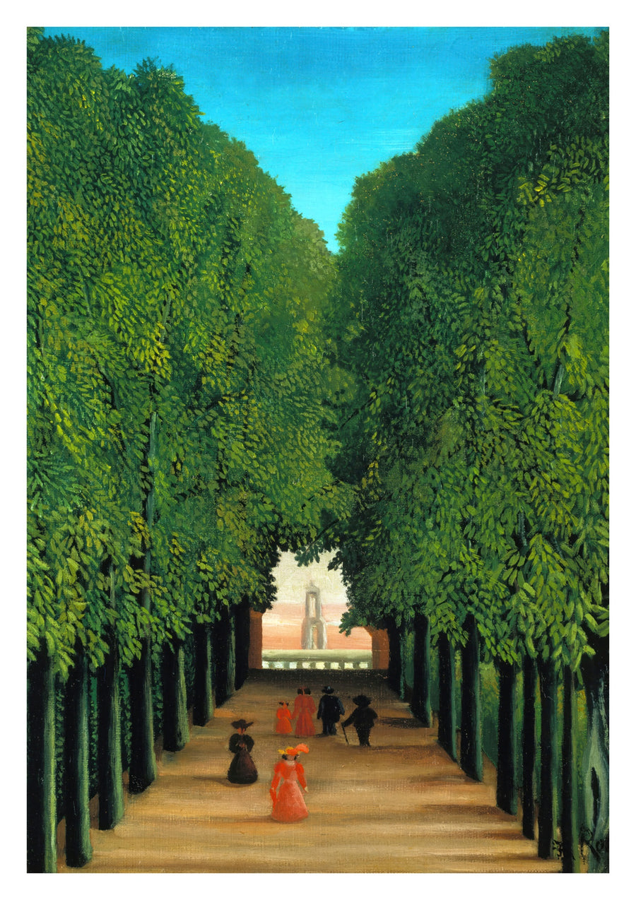 Avenyn i parken vid Saint Cloud - Print only