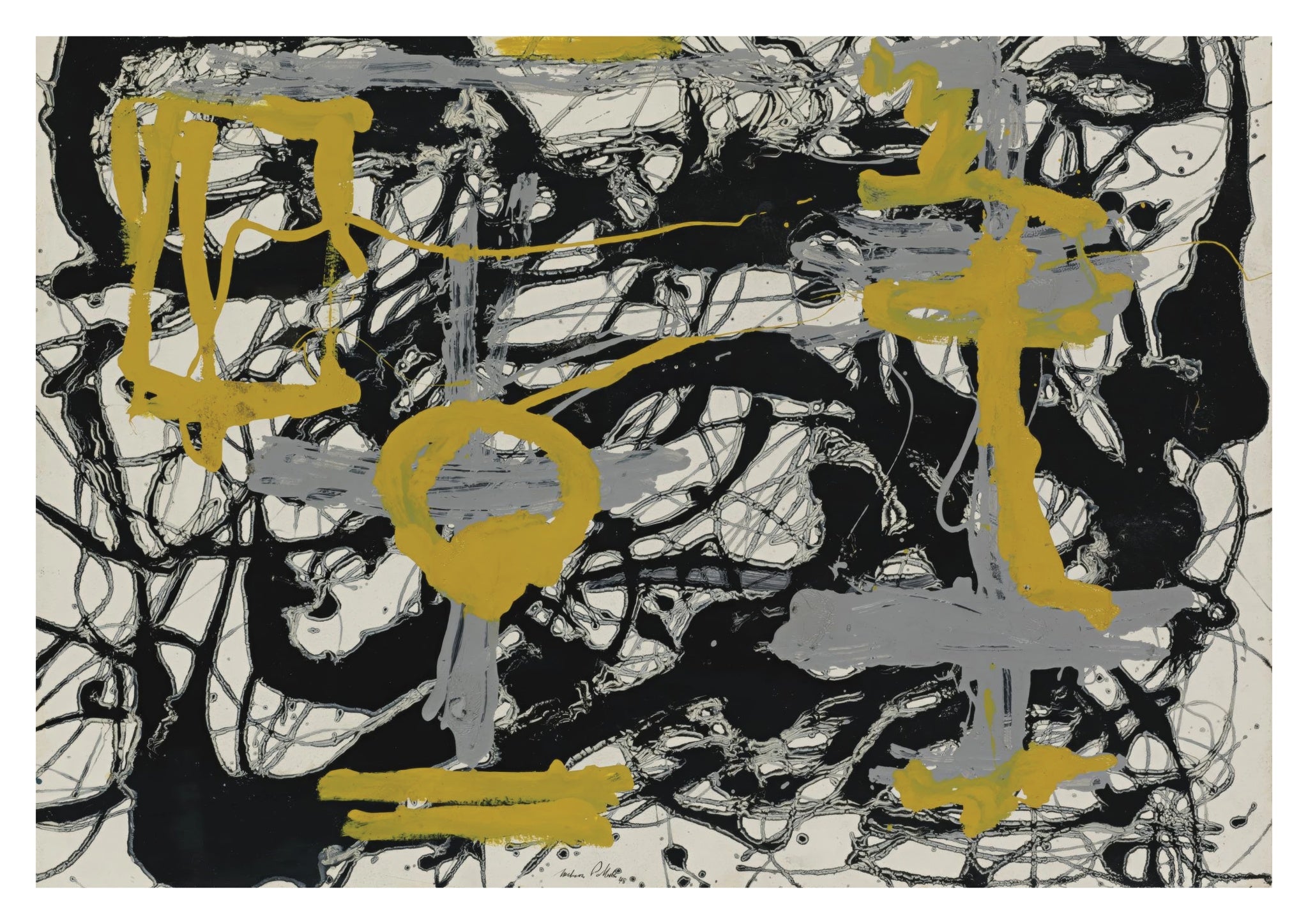 Number 12A by Jackson Pollock Art Framed Prints Posters