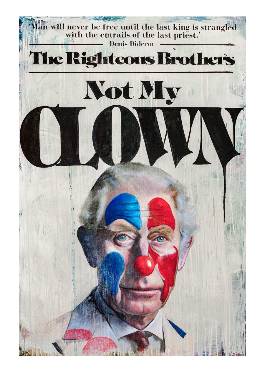 Inte min clown - Print only