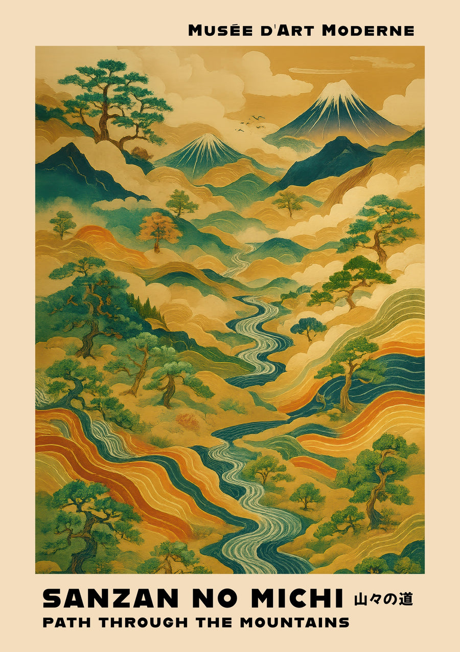 Path Through the Mountains - Print only