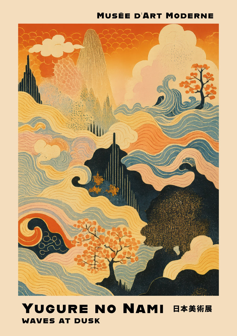 Wellen bei Dämmerung - Print only