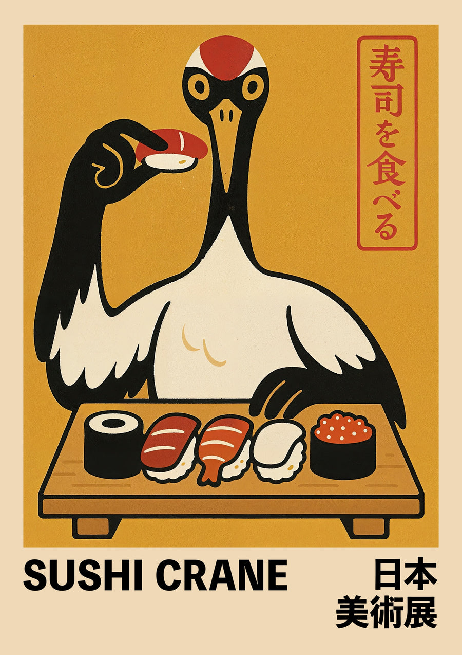 Sushi Kran - Print only
