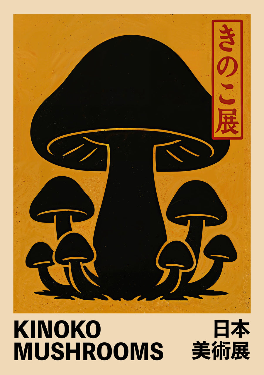 Kinoko Mushrooms - Print only