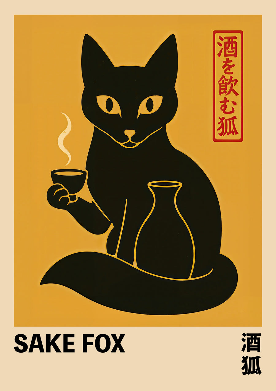 Renard de saké - Print only